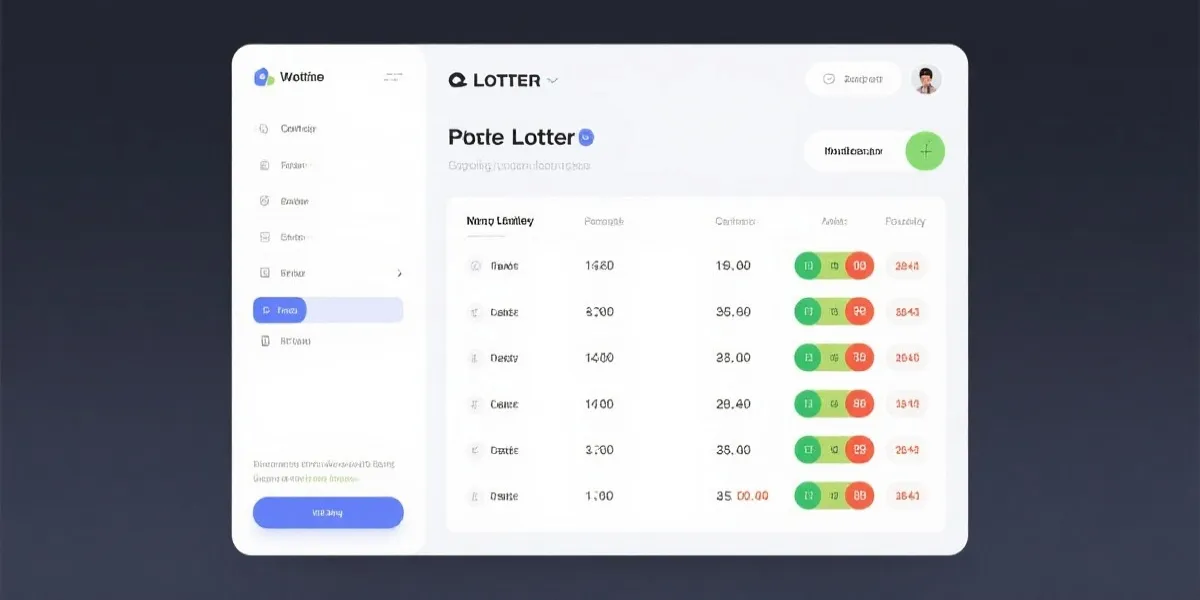 开奖数据展示示意图